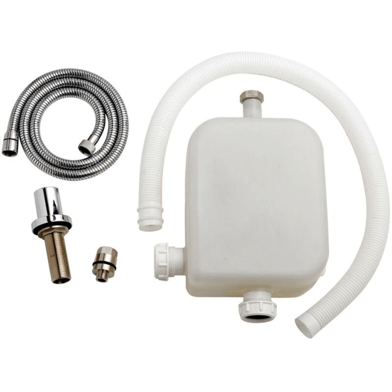 Image of NUIE Nuie - Deck Mounted Shower Kit with Hose - Chrome EA383