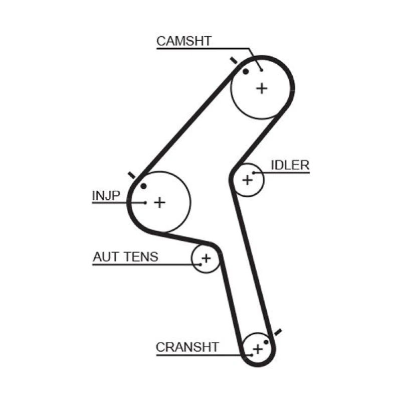 Image of GATES Timing Belt GATES 5470XS