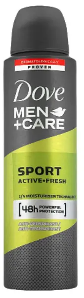 image of Dove Men+Care Sport Active Fresh Deodorant 150ml