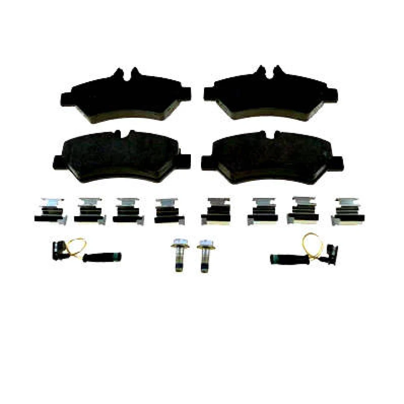 Image of ZIMMERMANN 29190.195.2 Brake pad set Rear Axle, incl. wear warning contact, with sliding plate, with bolts/screws Brake Pad Set,disc brake (402)