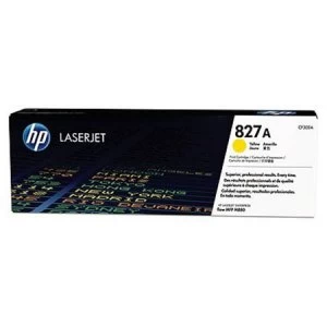 Image of HP 827A Yellow Laser Toner Ink Cartridge