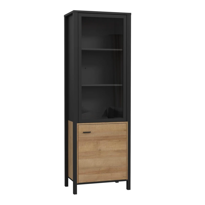 Image of Furniture To Go High Rock Wide Display Cabinet Black unisex