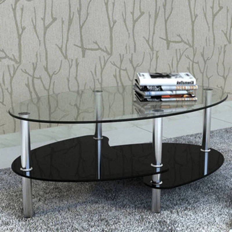 Image of Vidaxl Coffee Table With Exclusive Design Black