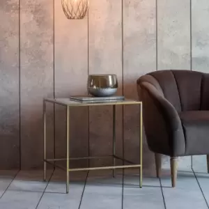 Image of Gallery Direct Rothbury Side Table Bronze