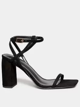 Long Tall Sally Block Heel Black, Size 13, Women