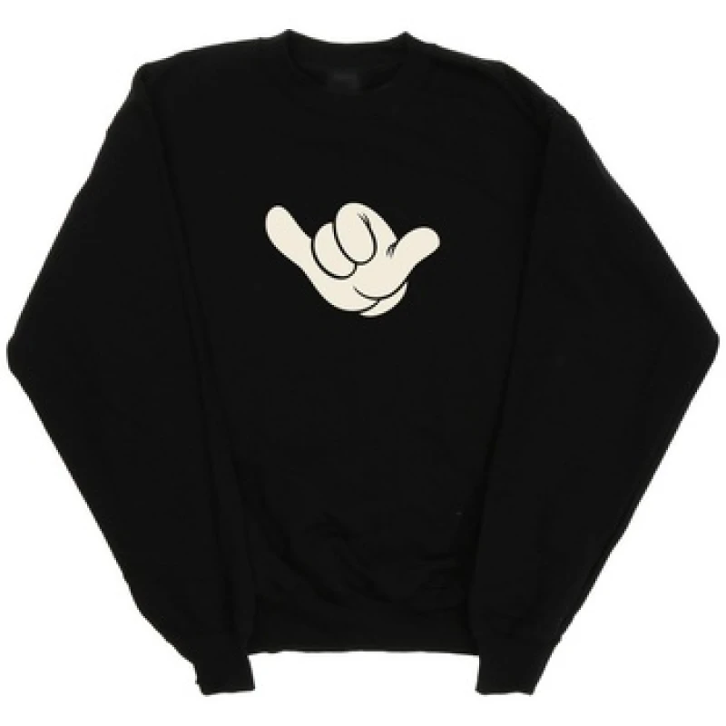 Image of Disney Mickey Mouse Skate Sweatshirt Black male