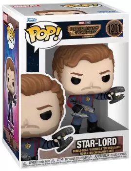 image of Guardians Of The Galaxy 3 - Star-Lord vinyl figure 1201 Funko Pop! multicolor