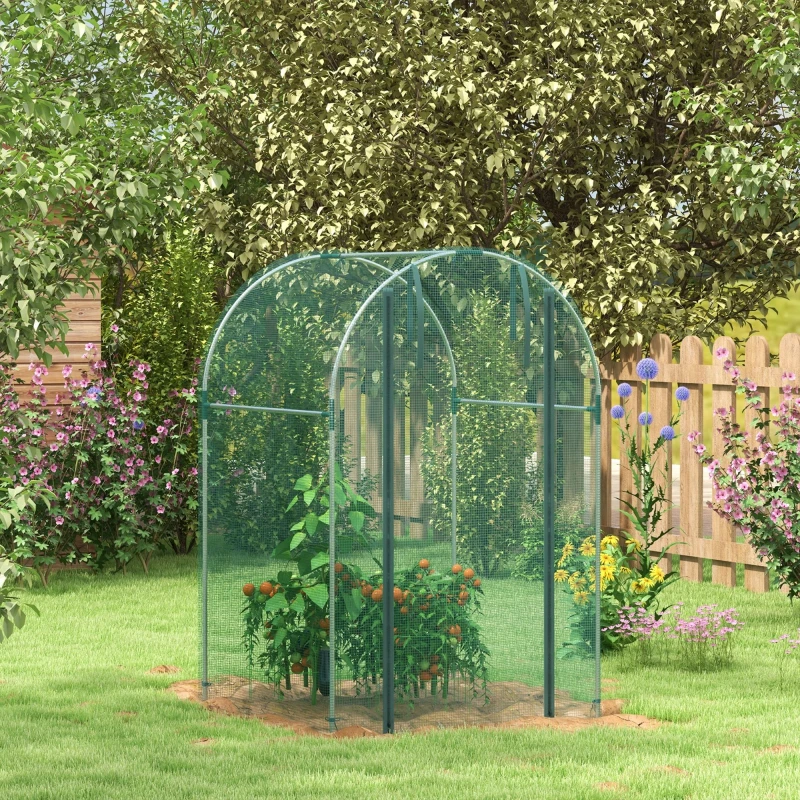 Image of Outsunny Fruit Cage - Plant Protection Tent - Green - 1.2 TJ Hughes 5061025087693
