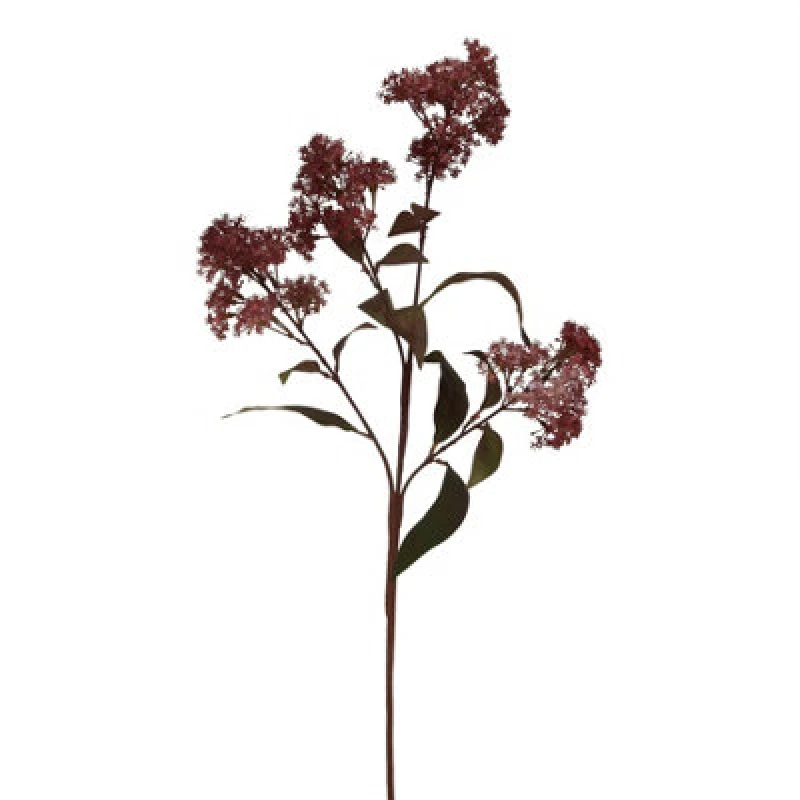 Image of Hill Interiors Smokebush Artificial Flower Burgundy (One Size)
