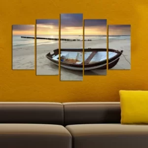 Image of 5PMDF-23 Multicolor Decorative MDF Painting (5 Pieces)