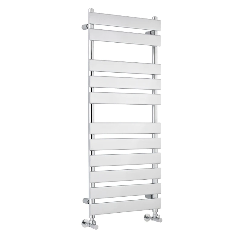 Image of Balterley with 11 Flat Panels 1058 BTU Chrome 1200mm x 500mm Silver
