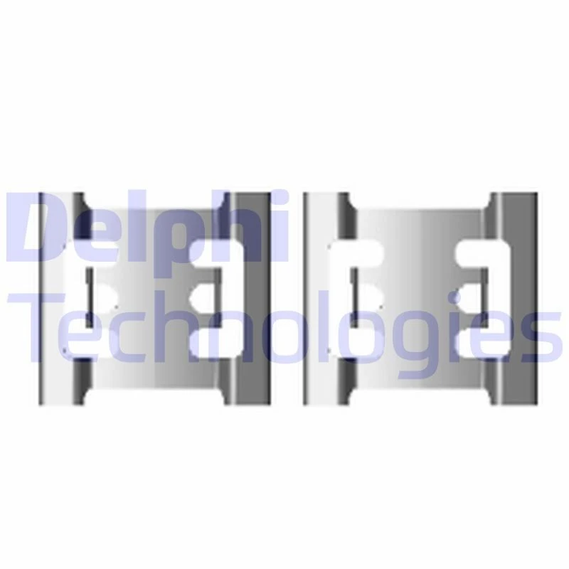 Image of DELPHI Brake pad fitting kit DELPHI LX0428