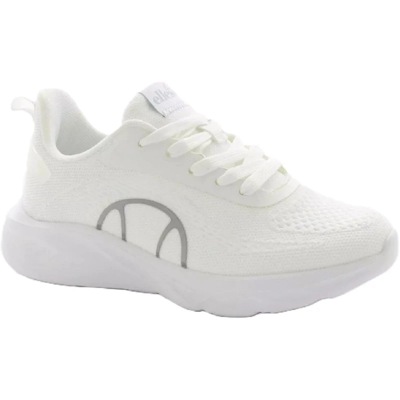 Image of Ellesse Womens Como Runner Low-Top Trainers White/Silver female 3 (36)