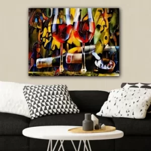 Image of 747184297_70100 Multicolor Decorative Canvas Painting