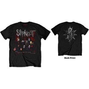 Image of Slipknot - WANYK Group Photo Unisex Large T-Shirt - Black