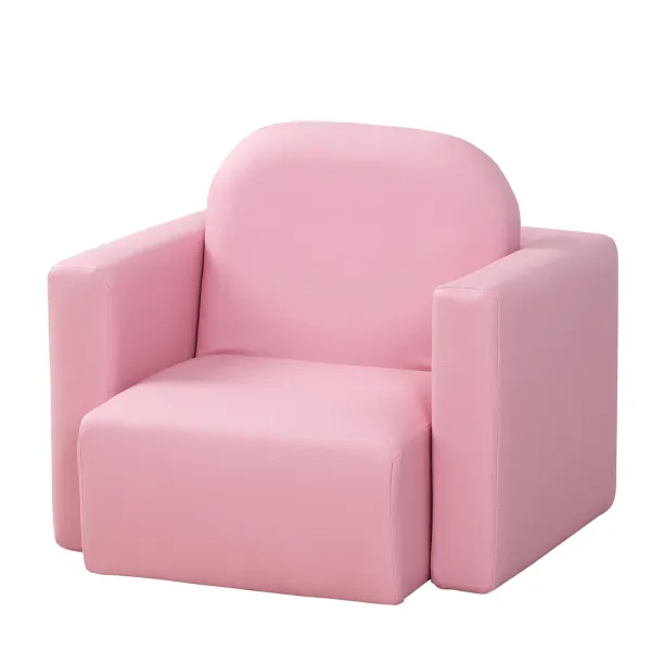 image of Kids Mini Sofa 2 In 1 Table Chair Set Children Armchair Seat Relax Girl Boys