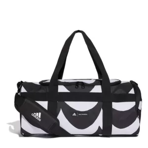 Image of Adidas Marimekko Duffel Bag, White/Black, Women