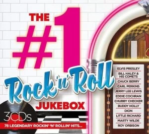 Image of The #1 Album Rock N Roll Jukebox by Various Artists CD Album