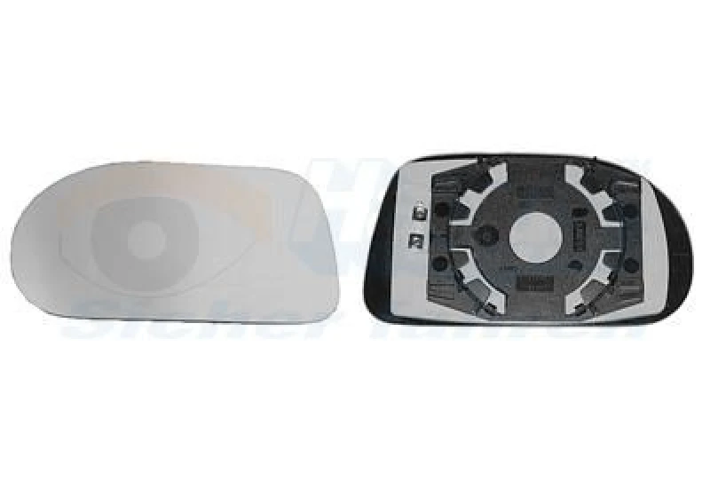 Image of VAN WEZEL Wing mirror glass VAN WEZEL 1756837