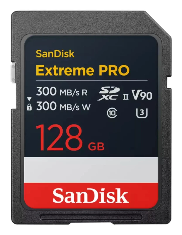 Image of SanDisk SanDisk Extreme PRO 128GB SDXC UHS-II Class 10 SDSDXDM-128G-GN4IN