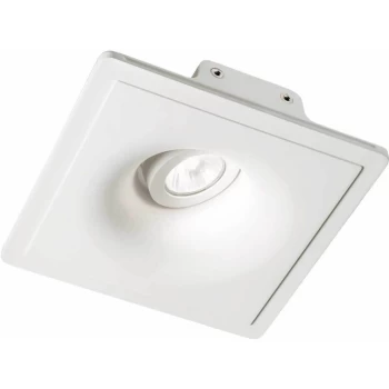 image of Ideal Lux Lighting - Ideal Lux Zephyr - 1 Light Recessed Spotlight White