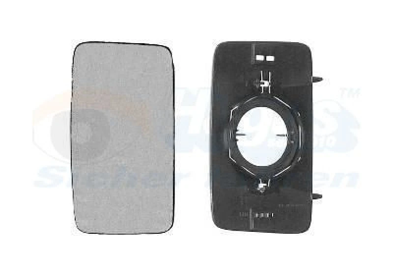 Image of VAN WEZEL Wing mirror glass VAN WEZEL 1745830