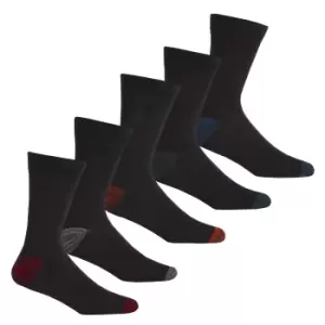 image of Pierre Roche Mens Socks (Pack Of 5) (UK 6-11) (Marl)