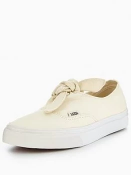 Image of Vans UA Authentic Knotted Off White Off White Size 3 Women