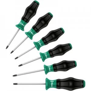 image of Wera 1367/6 TORX Workshop Screwdriver set 6 Piece TORX socket