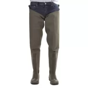 Image of Amblers Mens Forth Waterproof Thigh Safety Wader (7 UK) (Green)