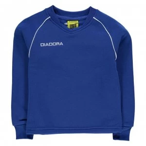 image of Diadora Madrid Sweater Junior Boys - Royal