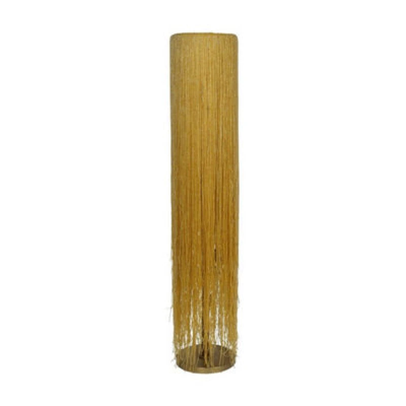 Image of Buttercup Farm Draper Beaded Glass Floor Lamp - Iron/glass - L31 X W31 X H160 Cm - Amber/gold