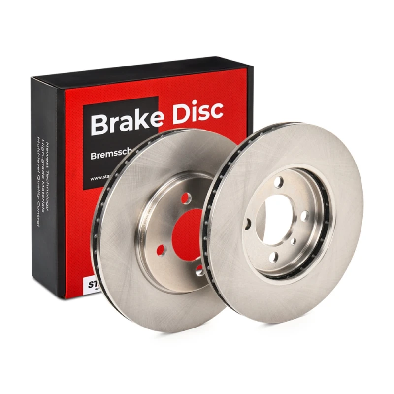 Image of STARK SKBD-0020290 Brake disc Front Axle, Vented, Cast Iron, Uncoated, Untreated, without bolts/screws Cast Iron Brake Disc (82)