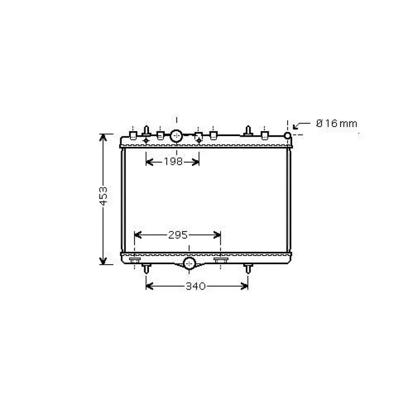 Image of Engine radiator DIEDERICHS DCM2788