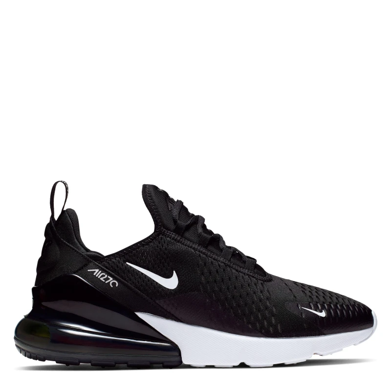 Image of Nike Air Max 270 Trainers Mens Black/White male 6 (39)
