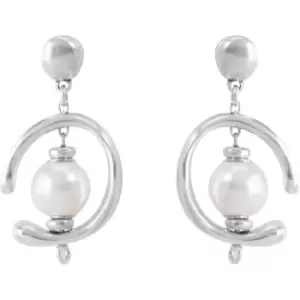 Image of Ladies UNOde50 Silver Plated Inorbit Earrings