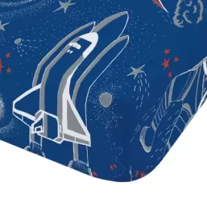 image of Space Adventure Easy Care Fitted Sheet