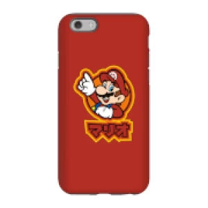 Image of Nintendo Super Mario Mario Kanji Phone Case - iPhone 6S - Tough Case - Gloss