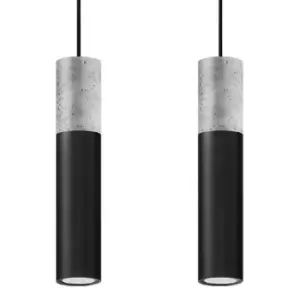 Image of Sollux Pendant Lamp Borgio 2 Black