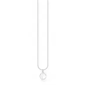 Image of Silver Letter C Necklace KE2012-001-21-L45v