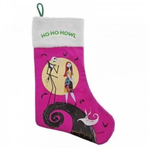 image of Ho Ho Howl Nightmare Before Christmas Stocking