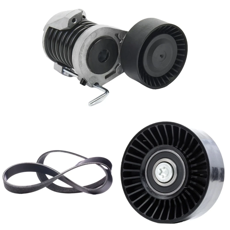 Image of RIDEX 542R0358 V-ribbed belt set Check alternator freewheel clutch & replace if necessary V-Ribbed Belt Set (542)