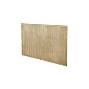 image of 6ft x 4ft (1.83m x 1.22m) Pressure Treated Closeboard Fence Panel - Pack of 5