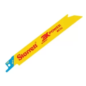 Image of Starrett B618-5 Bi-Metal Reciprocating Blade, Metal Straight 152mm 18 TPI (Pack 5)