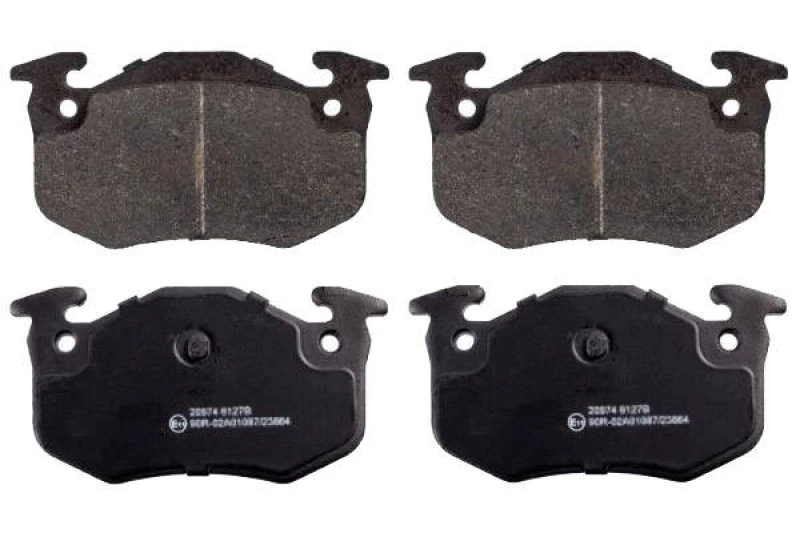 Image of SWAG 60 91 6189 Brake pad set Rear Axle, prepared for wear warning indicator Brake Pad Set,disc brake (402)