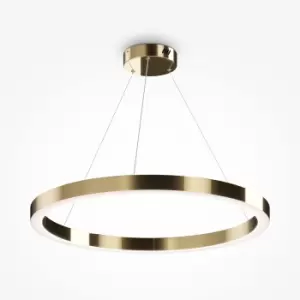 Maytoni Saturno Modern Integrated LED Pendant Ceiling Light Brass, 4200lm, 4000K