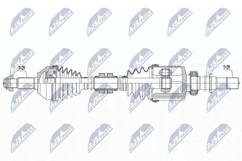 Image of NTY Drive shaft NTY NPW-NS-159