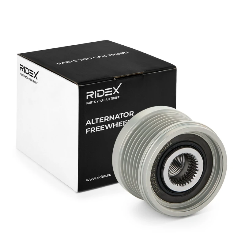 Image of RIDEX Alternator clutch pulley RIDEX 1390F0110