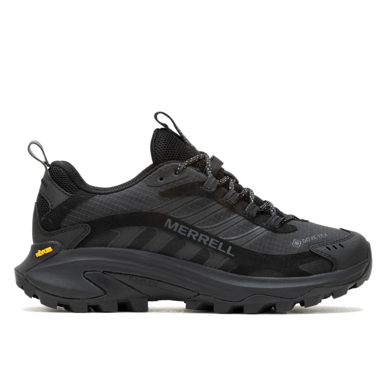 Image of Merrell Moab Speed 2 GTX Hiking Shoe Womens Triple Black female 6 (39)
