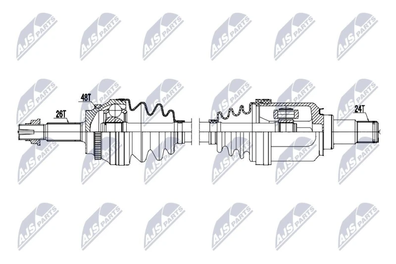 Image of NTY Drive shaft NTY NPW-TY-226